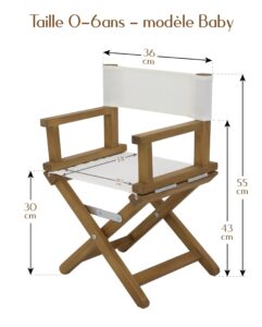 Fauteuil metteur en scène cinéma personnalisé avec le prénom de votre choix – Image 4