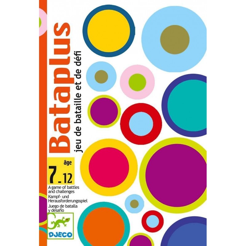 djeco-dj05134-jeu-de-societe-bataplus Djeco - Jeu de cartes "Bataplus" – Image 1
