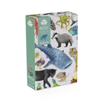 Moulin Roty - Puzzle d'observation "Les animaux du monde" - 200 pièces