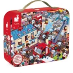 Janod - Puzzle d'observation "Pompier" - 208 pièces