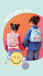 Lässig - Petit sac à dos SMILEYWORLD® - Bleu – Image 6