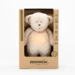 Moonie - Ourson nature bio avec sons & lumières - Sable – Image 2