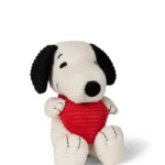 BONTON TOYS - Snoopy ECO Velours côtelé avec cœur